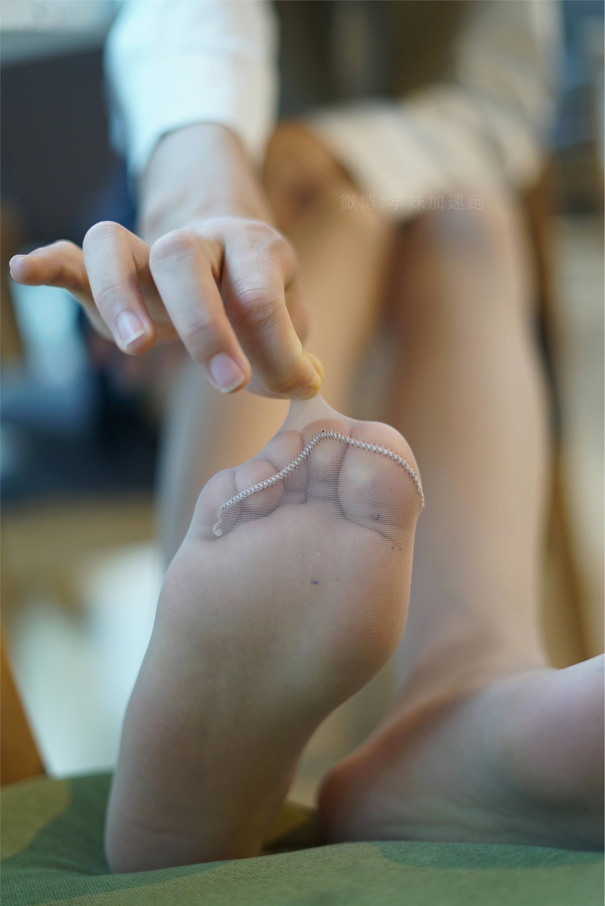 学妹加速跑 XM052《清纯学院风，性感天鹅绒-敏儿》